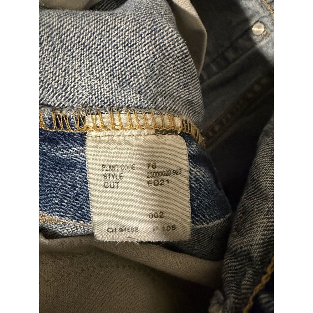 Vintage Polo Jeans Co Ralph Lauren Girls 12 Wide Leg Jeans Y2K 100% Cotton - Picture 4 of 8